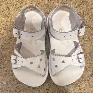 Sun-San sweetheart White Sandals